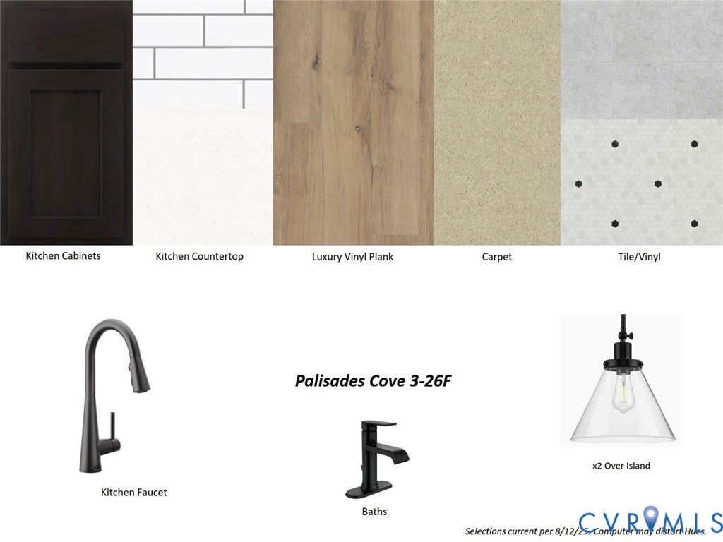 18747 Palisades Ridge Moseley, VA 23120 - Photo 22 of 35 Collage shows design finishes in the home.