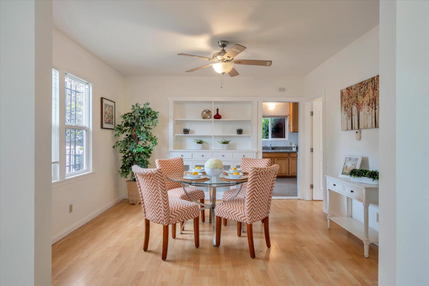 1904 Blake Street Berkeley, CA 94704 - Photo 7 of 24 a view of a dining room with furniture and chandelier