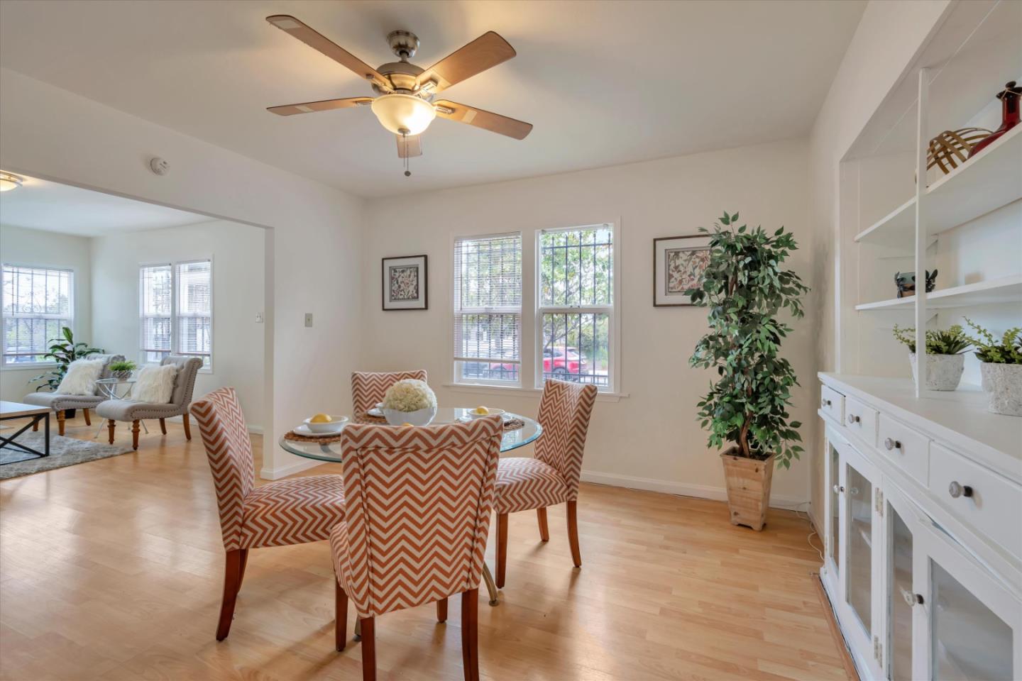 1904 Blake Street Berkeley, CA 94704 - Photo 8 of 24 a view of a dining room with furniture window and wooden floor