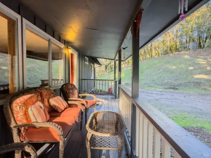 a outdoor view from a balcony