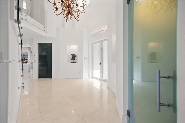 a view of entryway and hall