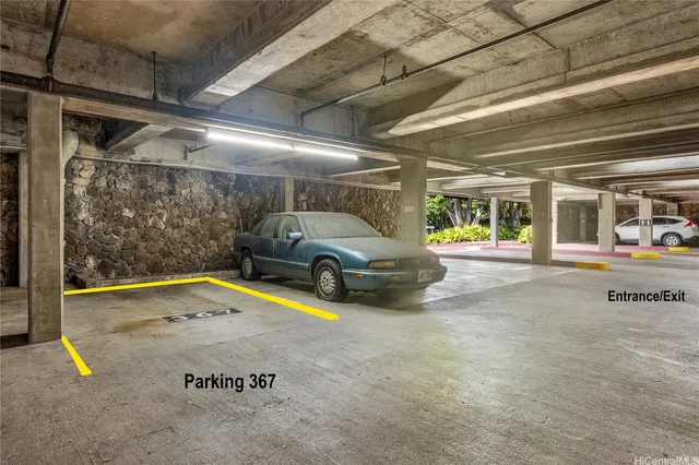 a view of parking