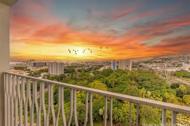 a view of a city skyline