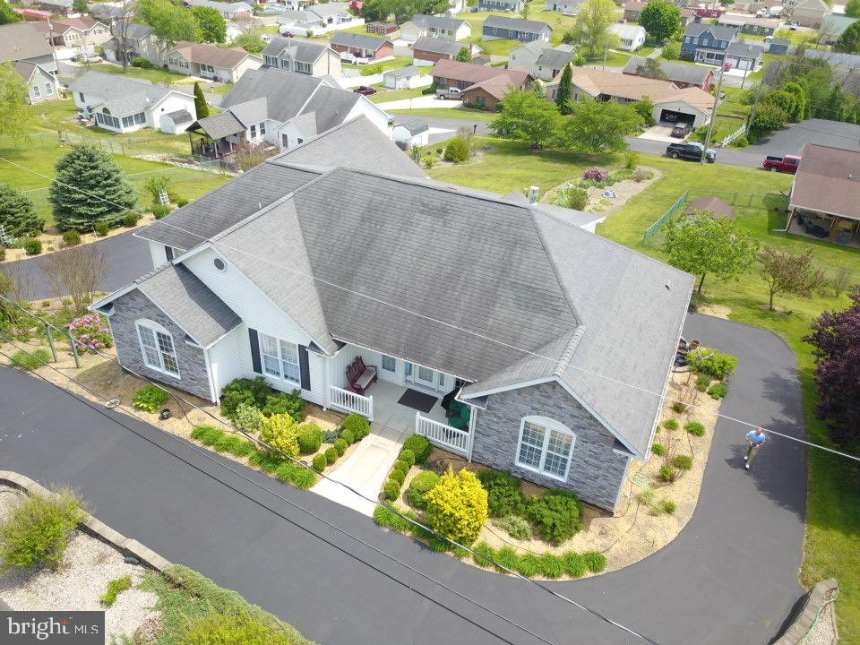 1565 Liberty Street Keyser, WV 26726 - Photo 53 of 95 an aerial view of a house with a swimming pool