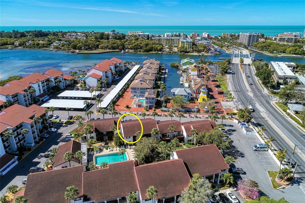 1618 Stickney Point Road, Unit 1618202 Sarasota, FL 34231 - Photo 47 of 58 a view of a city and ocean view