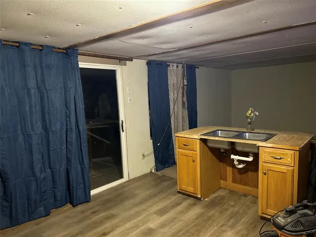 a room with storage and utility