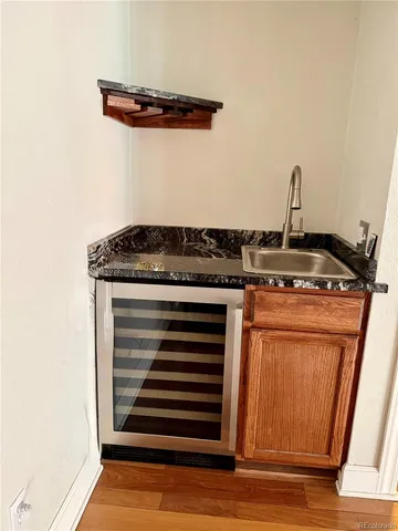 a kitchen with a stove and a microwave