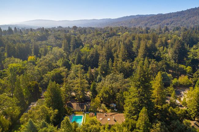 3324 Woodside Road Woodside, CA 94062 - Photo 50 of 60 a view of lake with mountain