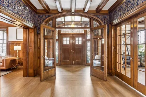 a view of an entryway