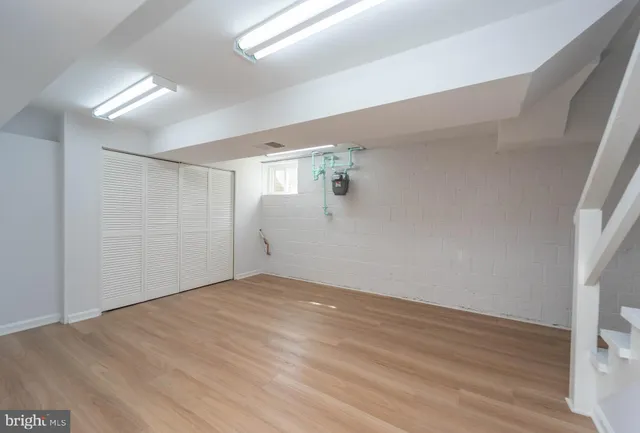 wooden floor in an empty room