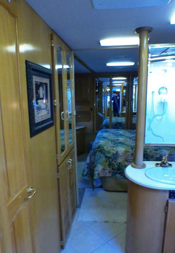 84136 Ave 44, Unit 587 Indio, CA 92203 - Photo 27 of 36 a bathroom with a sink and a mirror