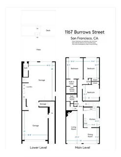 $859,000 | 1167 Burrows Street, San Francisco, CA 94134
