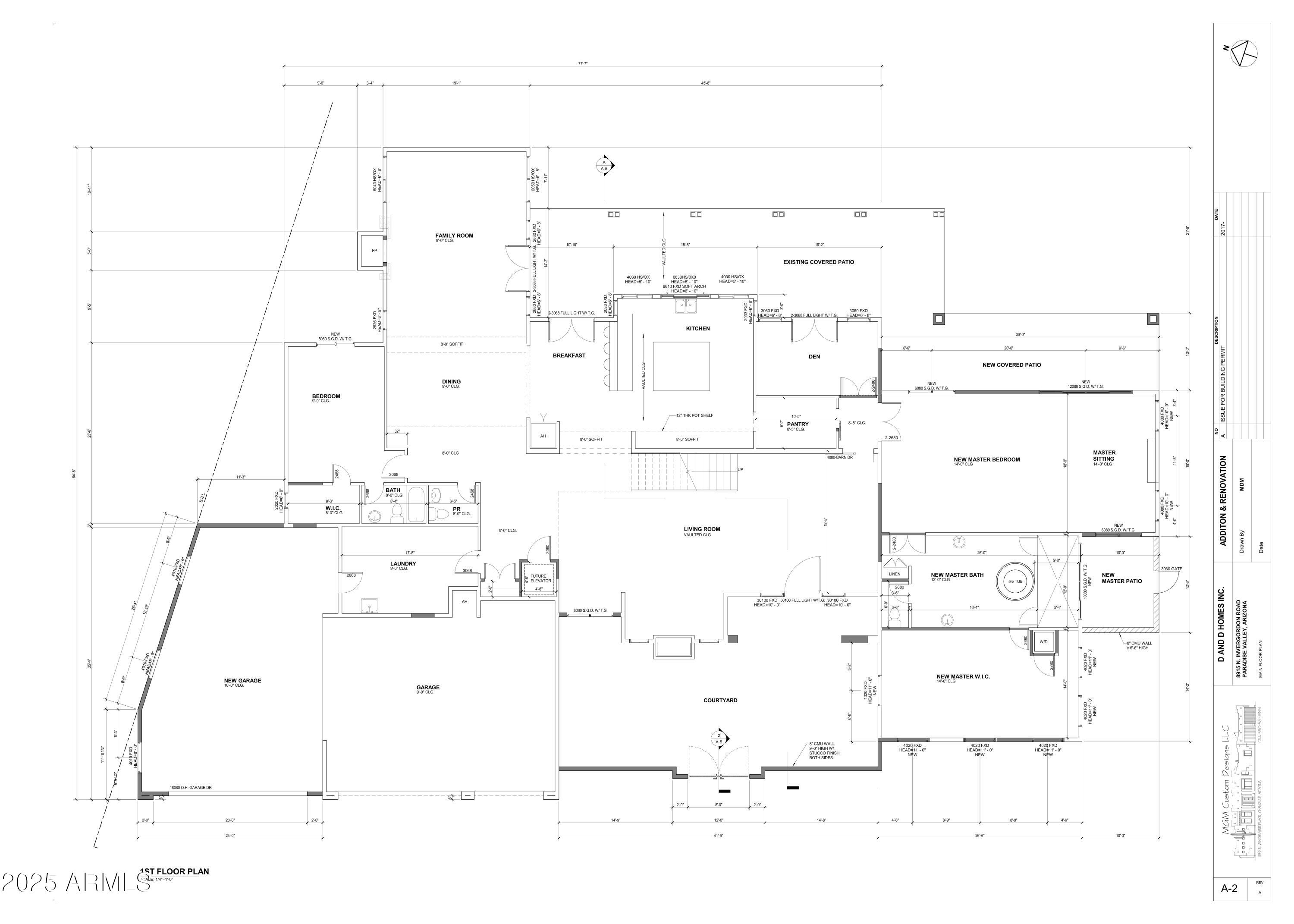 8915 North Invergordon Road Paradise Valley, AZ 85253 - Photo 35 of 62 renovation plan 1st floor