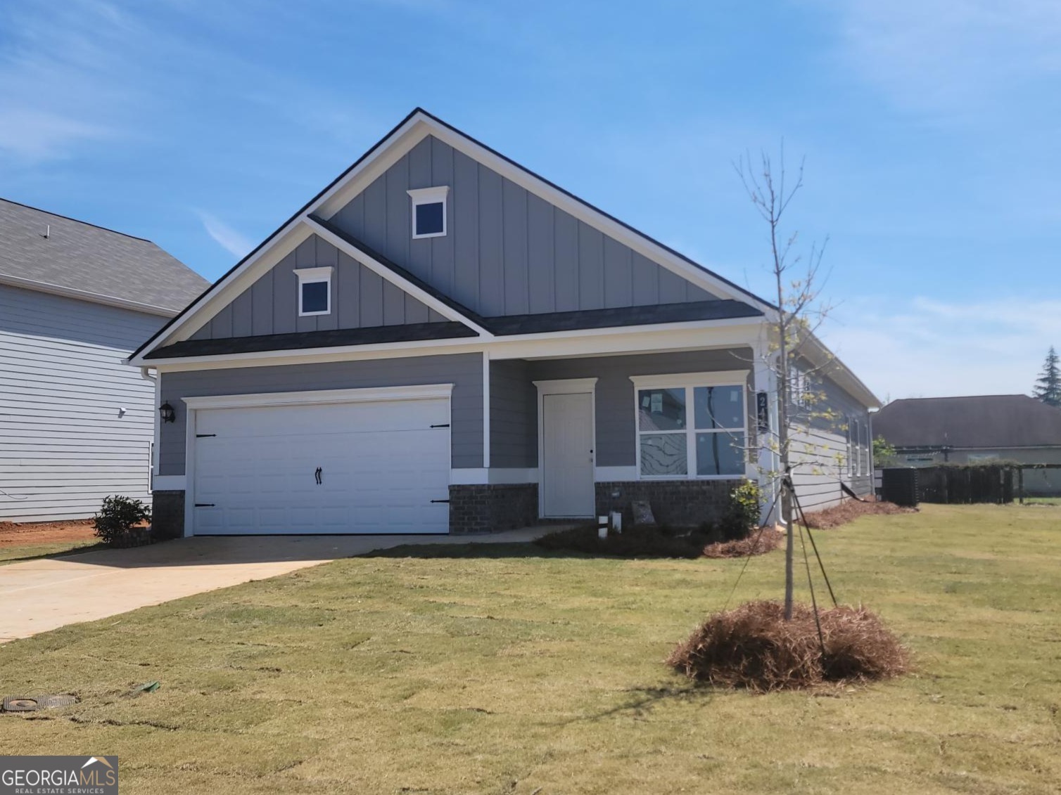 244 Shantz Way, Unit (LOT A39) Byron, GA 31008 - Photo 1 of 1 a front view of a house with a yard