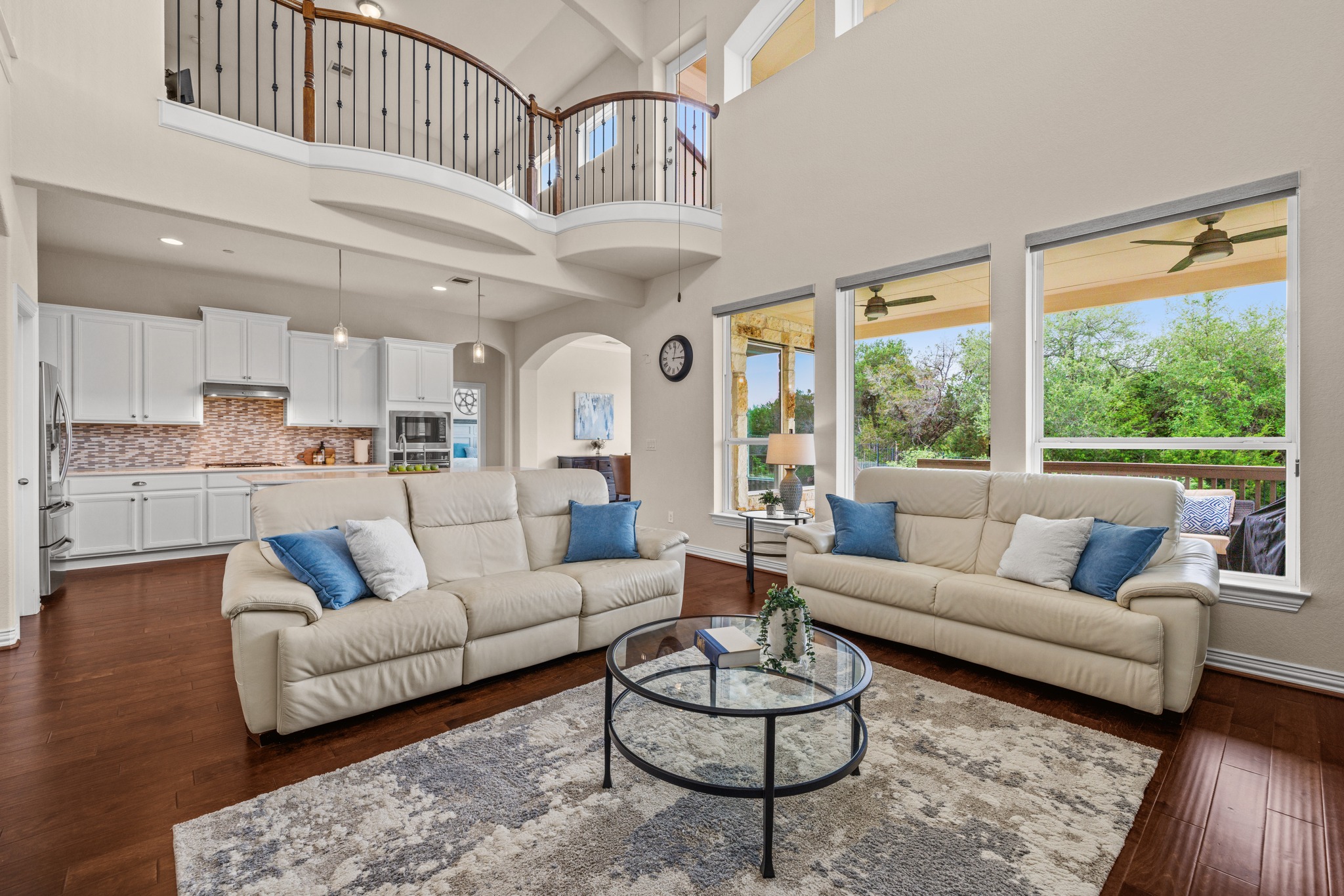 3914 Logan Ridge Drive Cedar Park, TX 78613 - Photo 11 of 40 a living room with furniture and a large window