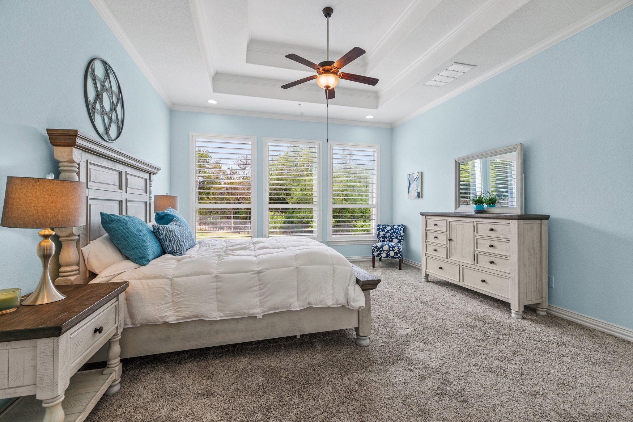 3914 Logan Ridge Drive Cedar Park, TX 78613 - Photo 20 of 40 a bedroom with a bed and a window