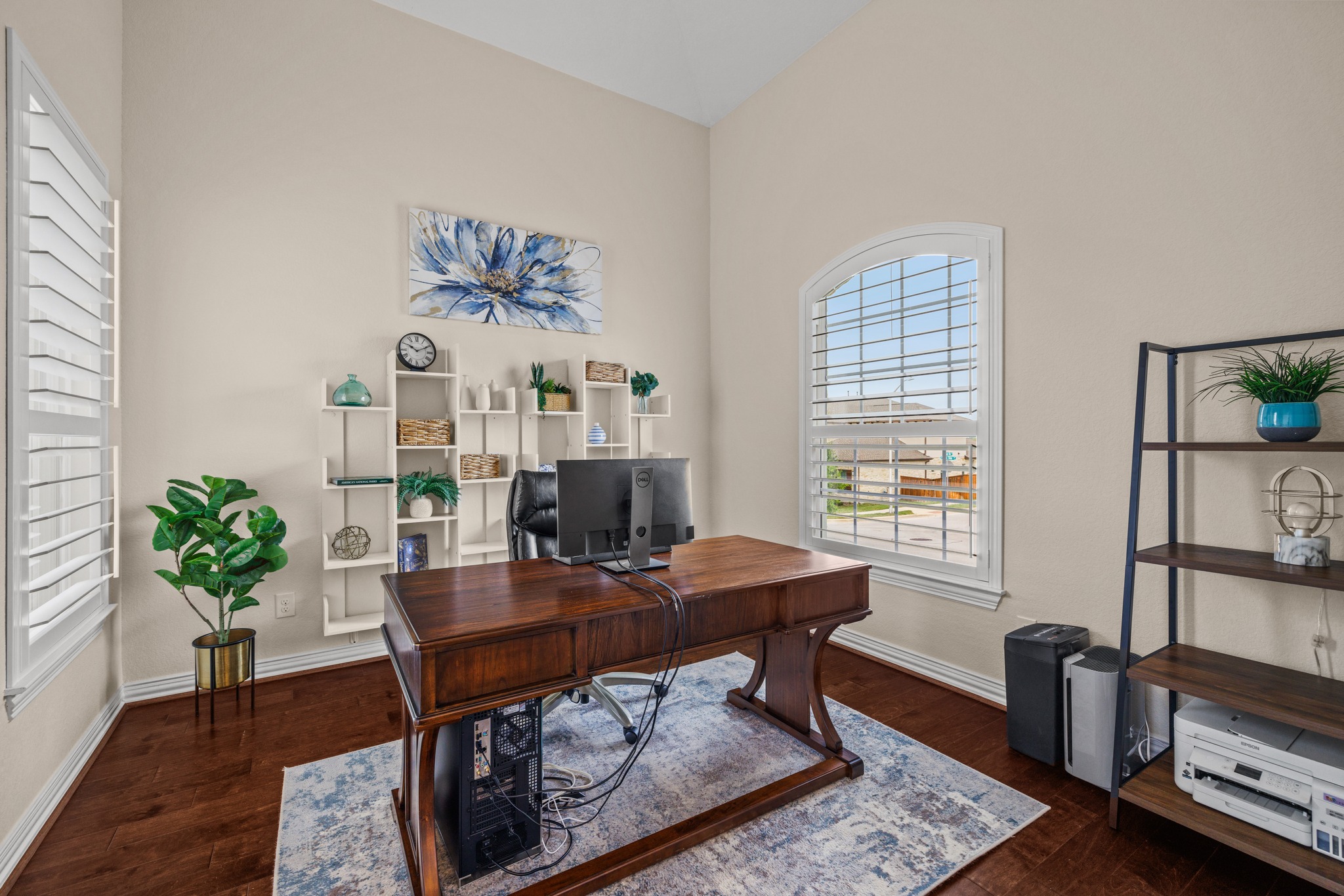 3914 Logan Ridge Drive Cedar Park, TX 78613 - Photo 23 of 40 a workspace with furniture and a window