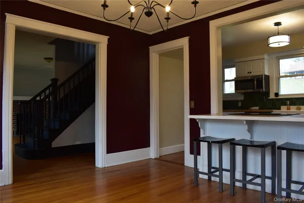 a kitchen with a sink and a window