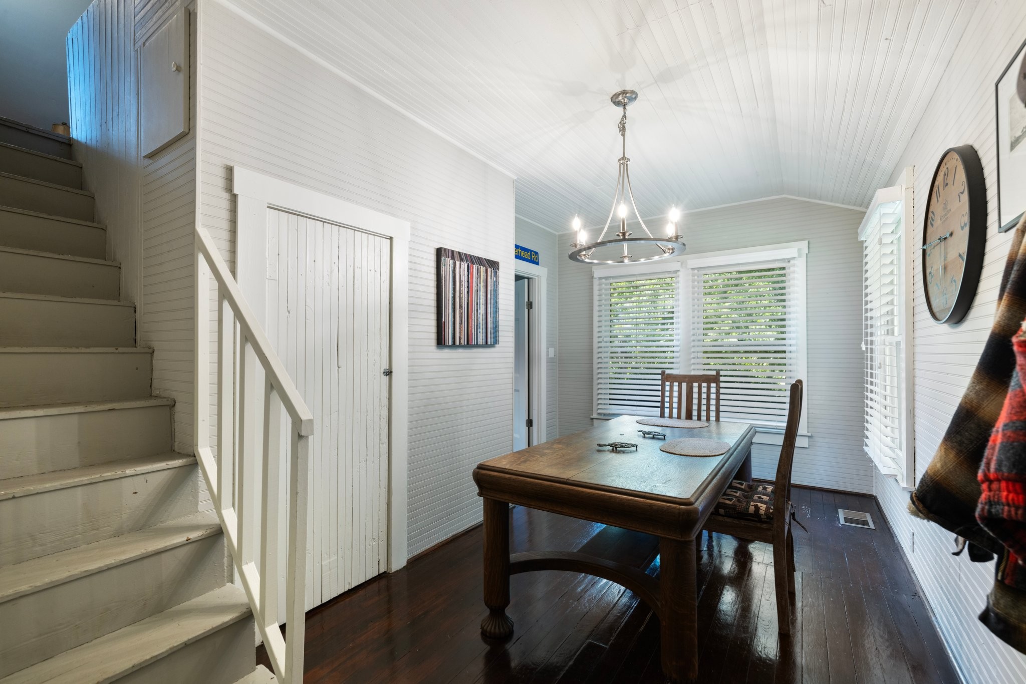 4092 Clovercroft Road Franklin, TN 37067 - Photo 19 of 26 a view of a dining room with furniture window and wooden floor