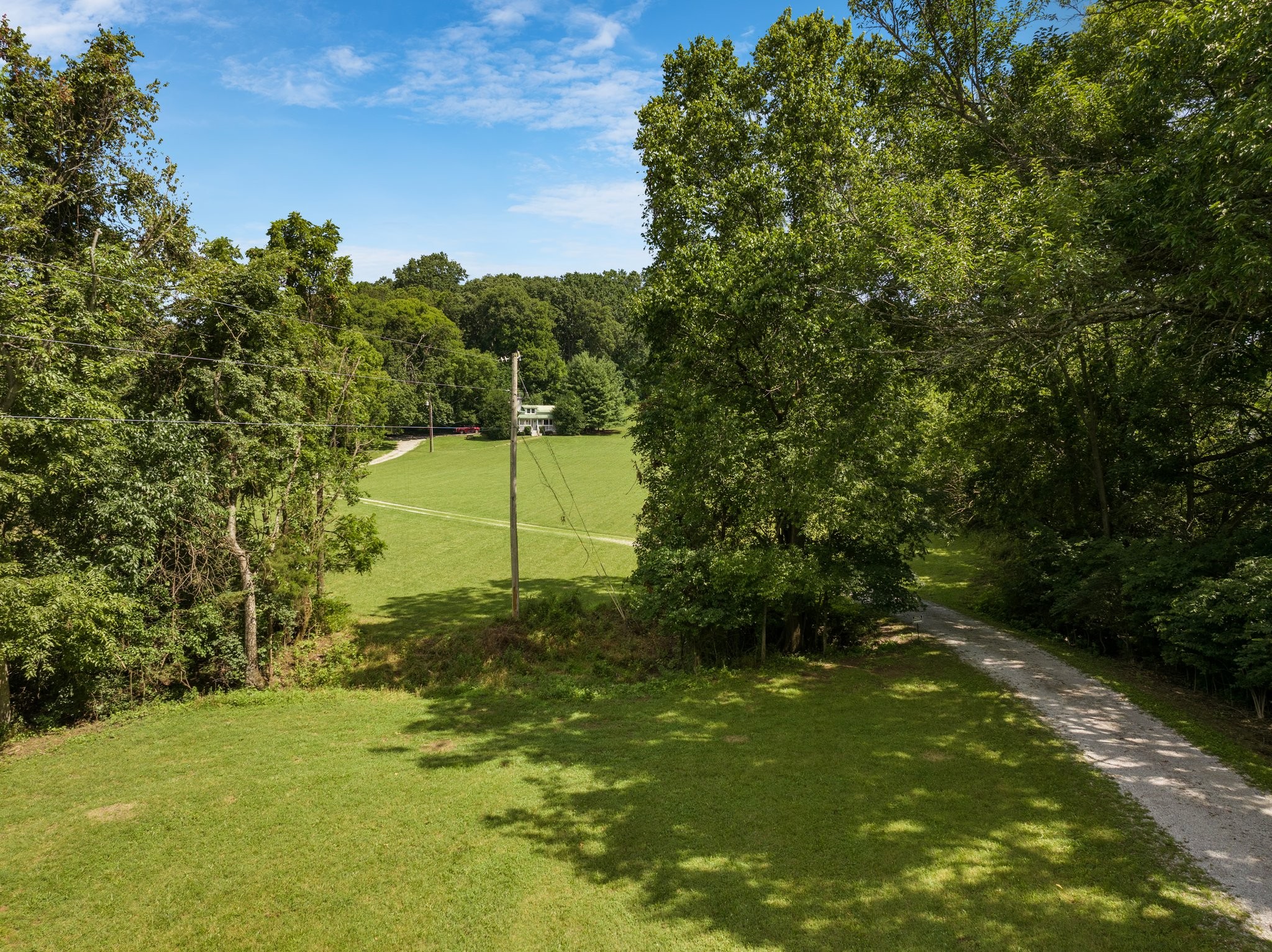 4092 Clovercroft Road Franklin, TN 37067 - Photo 9 of 26 a backyard of a house with lots of green space and plants