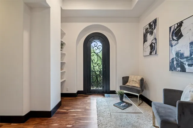 a view white cabinets and sink