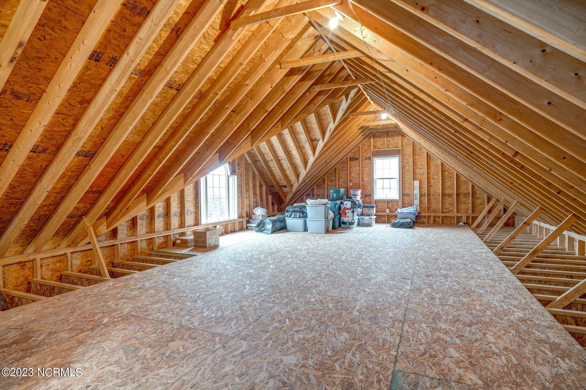 4292 Olde Bass Farm Road Rocky Mount, NC 27804 - Photo 40 of 41 Floored Walk-In Attic Space.