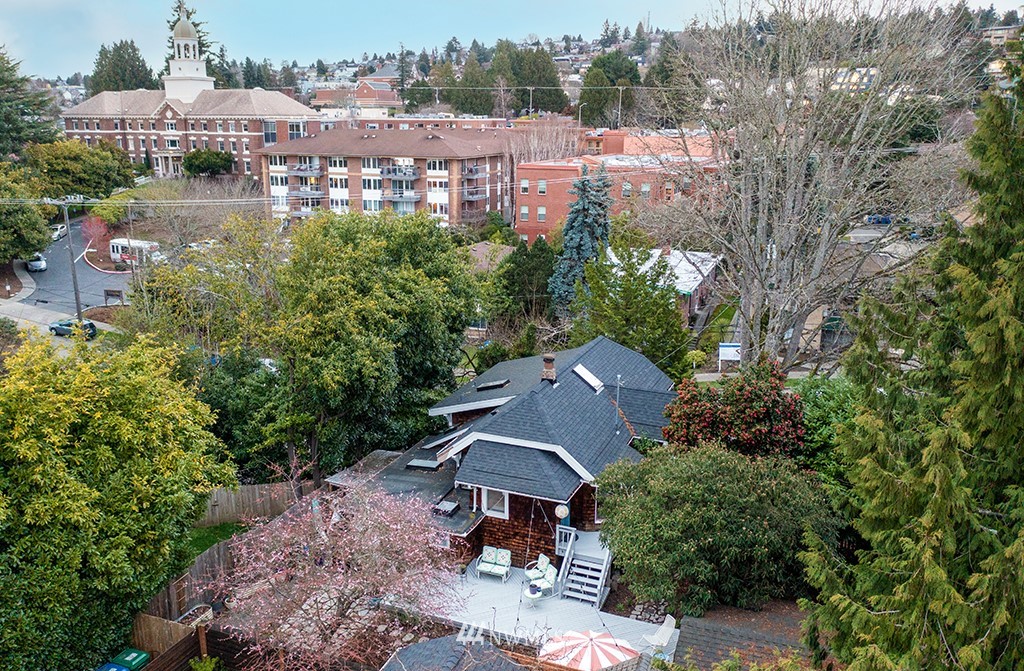 7141 47th Avenue Southwest Seattle, WA 98136 - Photo 25 of 27 an aerial view of a house