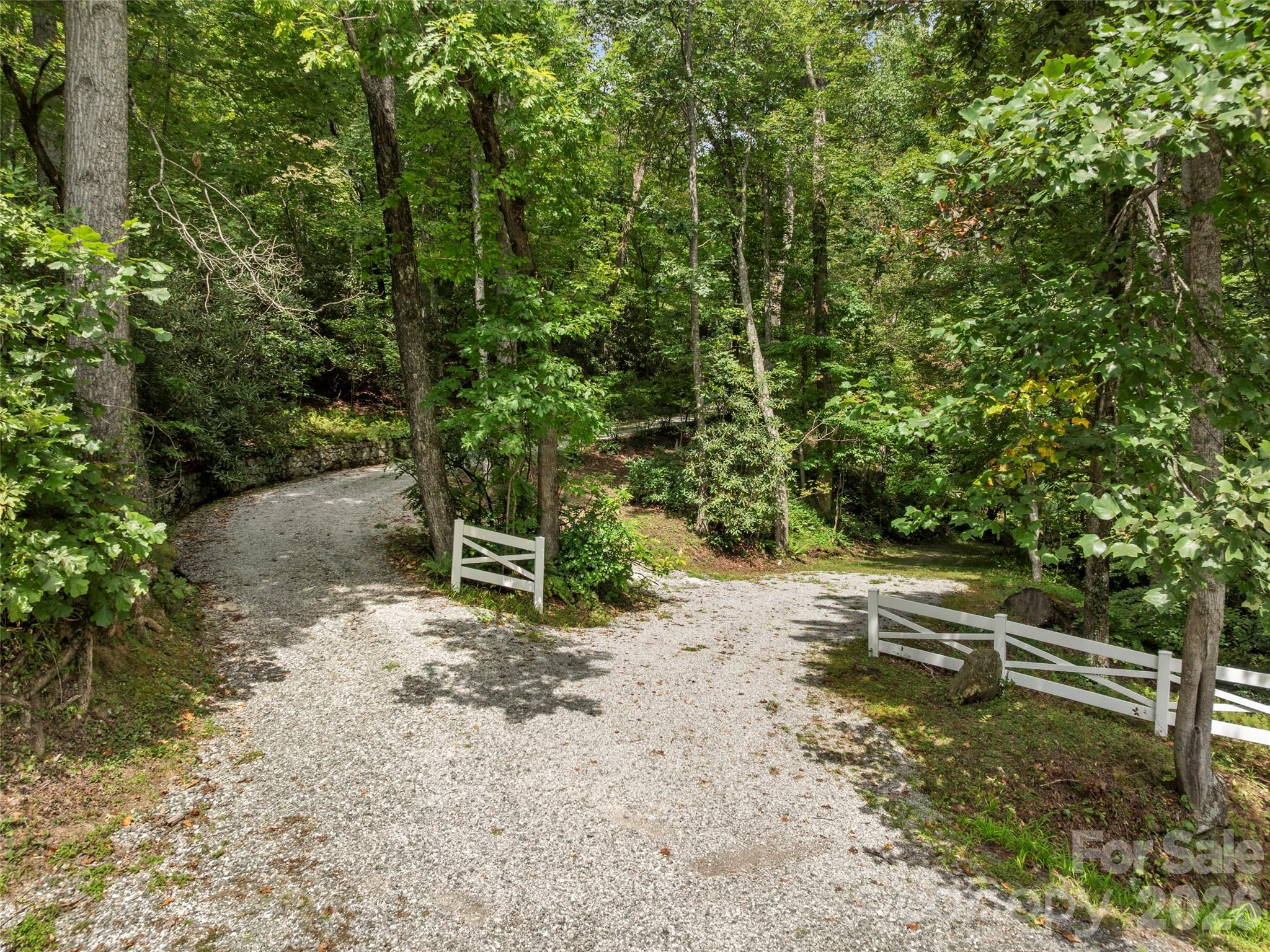 812 Crab Creek Road Hendersonville, NC 28739 - Photo 31 of 33 a view of a forest with trees