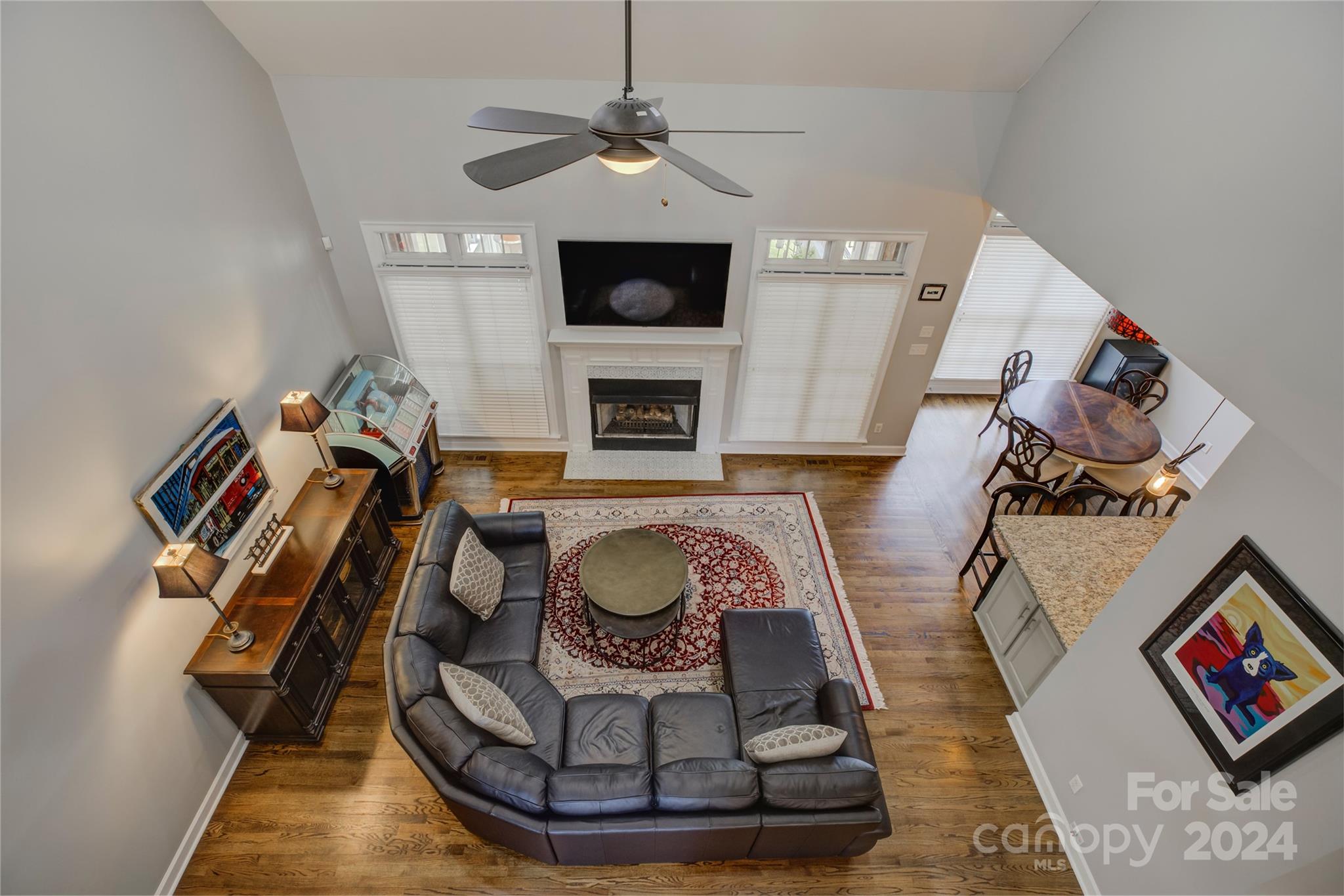 125 Clearview Road Rock Hill, SC 29732 - Photo 27 of 48 a living room with furniture and a fireplace