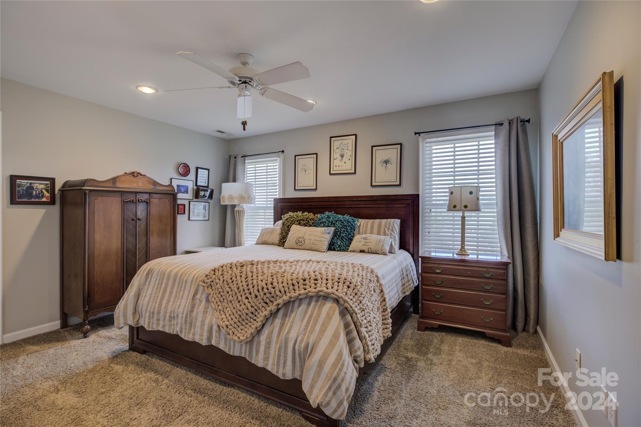 125 Clearview Road Rock Hill, SC 29732 - Photo 31 of 48 a bedroom with a bed and a walk in closet
