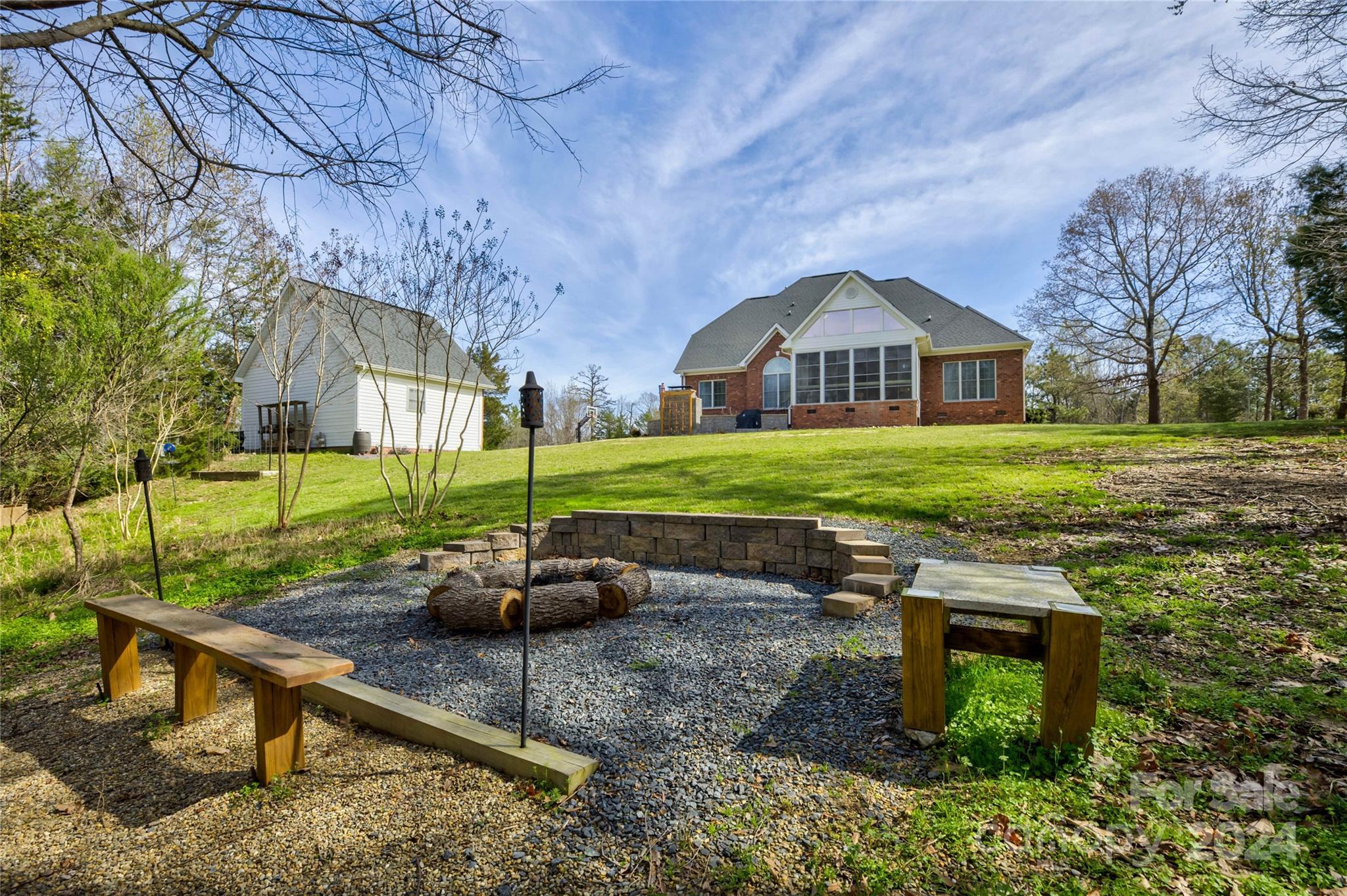 125 Clearview Road Rock Hill, SC 29732 - Photo 42 of 48 a front view of a house with a yard table and chairs