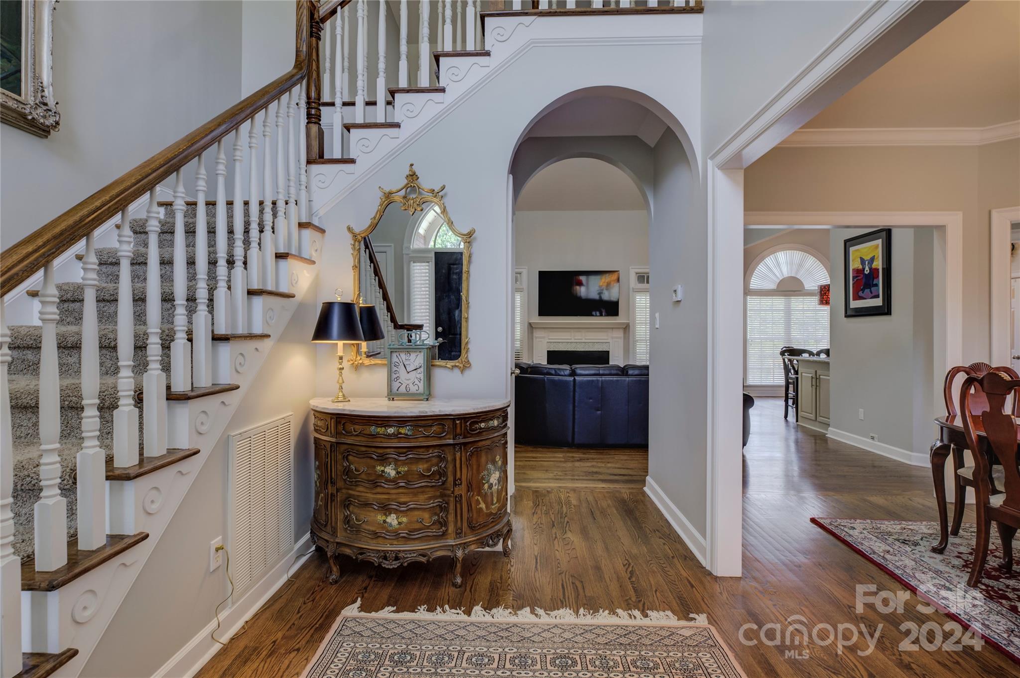 125 Clearview Road Rock Hill, SC 29732 - Photo 5 of 48 a living room with couches bookshelf and a stove