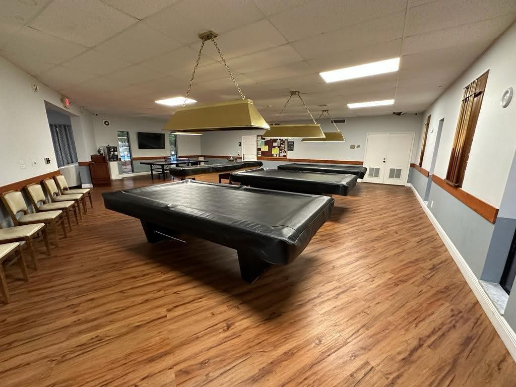 100 Berkley Road, Unit 109 Hollywood, FL 33024 - Photo 32 of 54 Pool Tables and Ping Pong Table