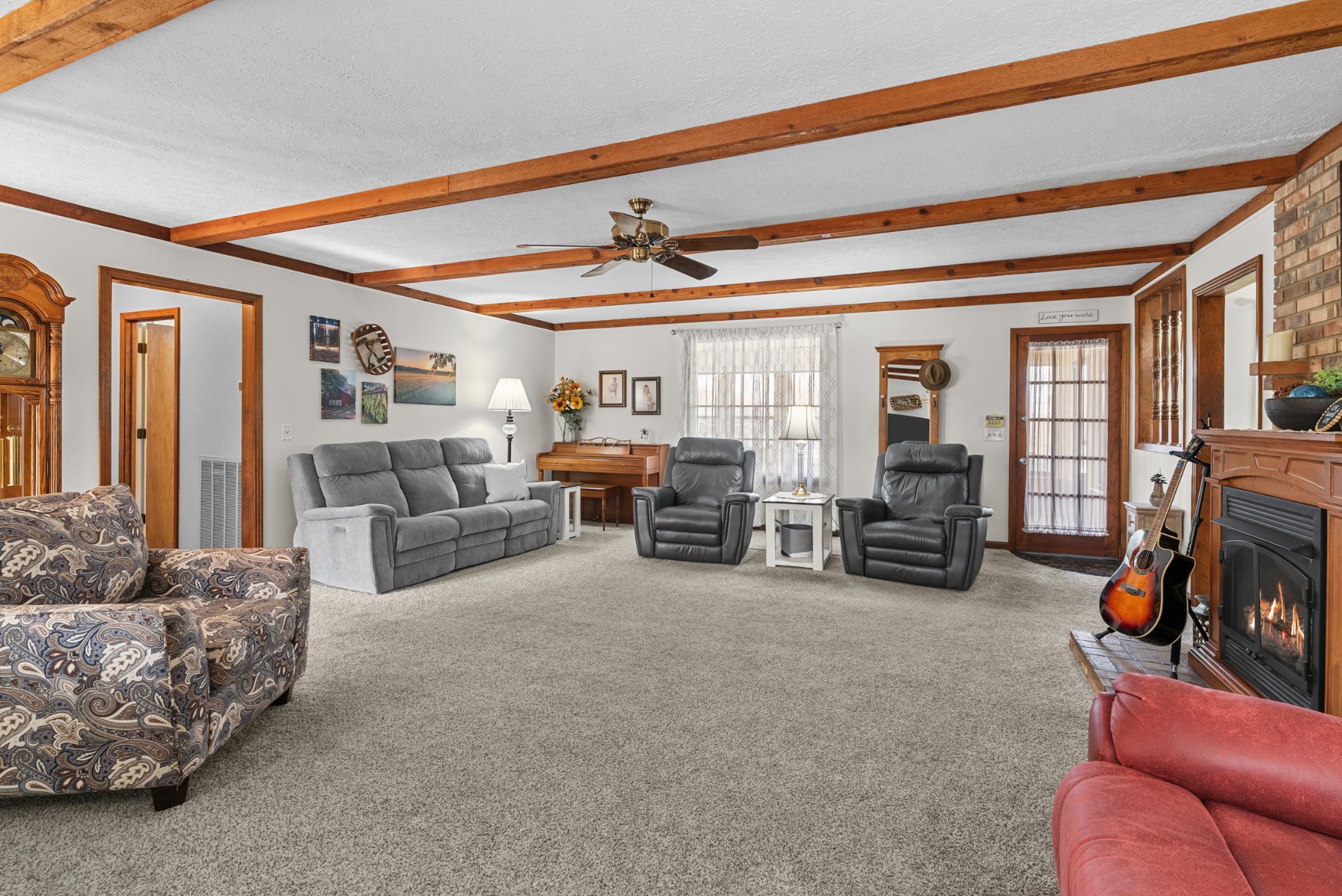 6980 Bethel Road Greenbrier, TN 37073 - Photo 10 of 51 a bedroom with furniture and a large window