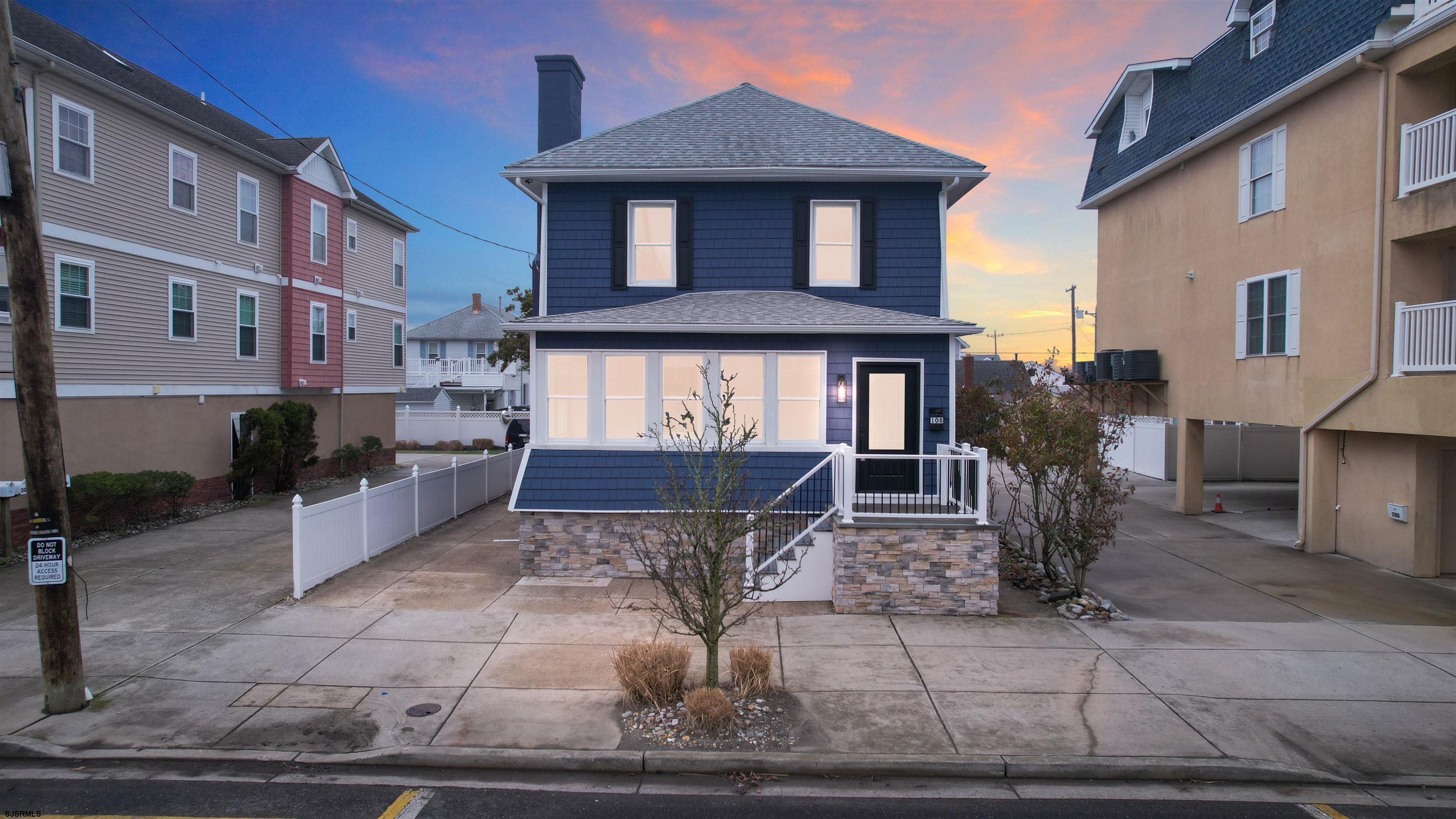 108 East 17th Avenue North Wildwood, NJ 08260 - Photo 2 of 51 a front view of a house with garden