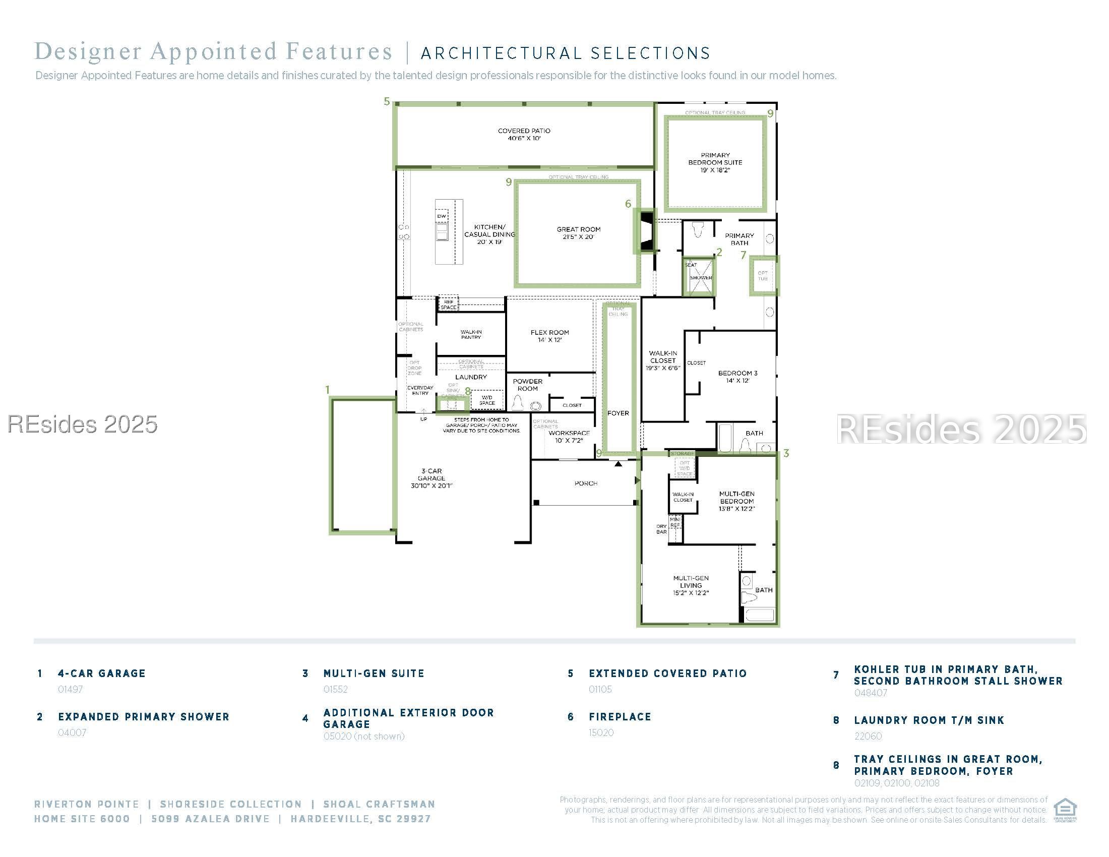 5099 Azalea Drive Hardeeville, SC 29927 - Photo 23 of 23 Floorplan