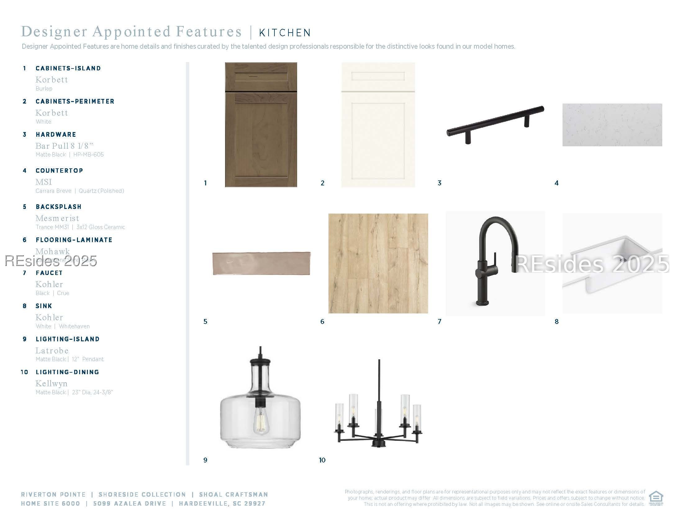 5099 Azalea Drive Hardeeville, SC 29927 - Photo 3 of 23 Kitchen Selections