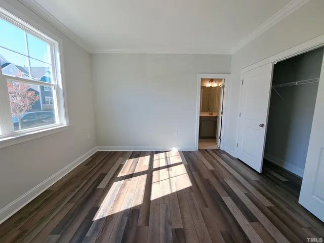 a view of wooden floor in a room