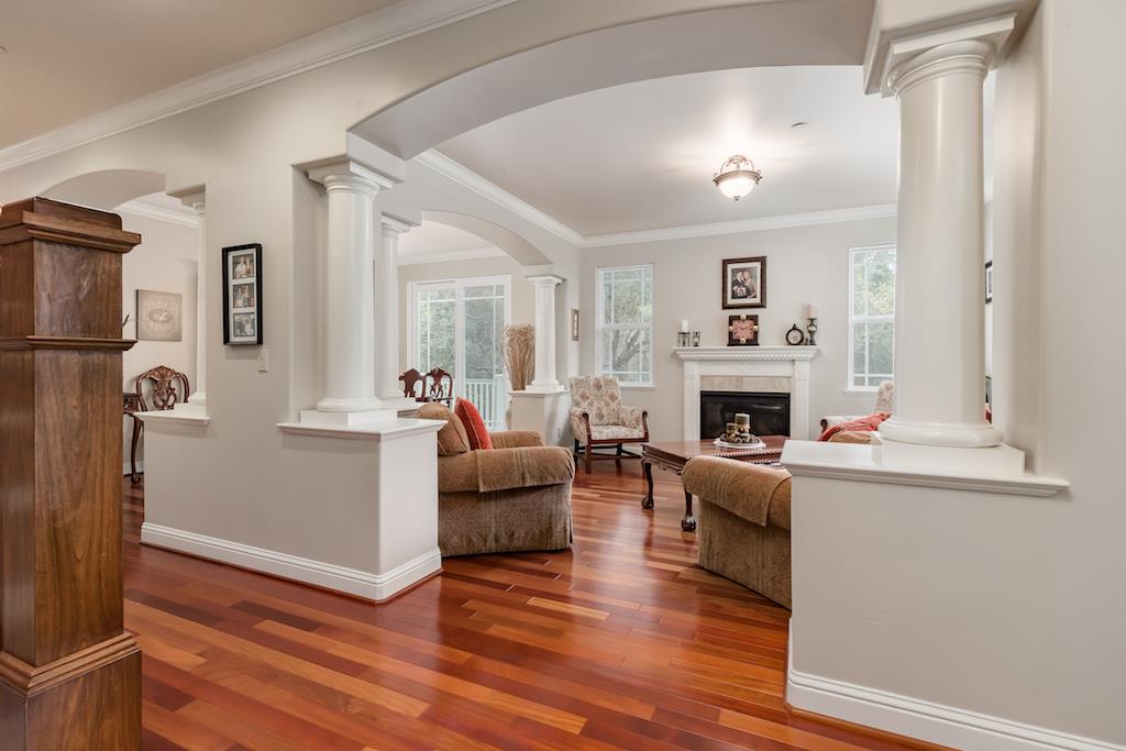 105 E Road Boulder Creek, CA 95006 - Photo 4 of 50 a living room with furniture and a fireplace