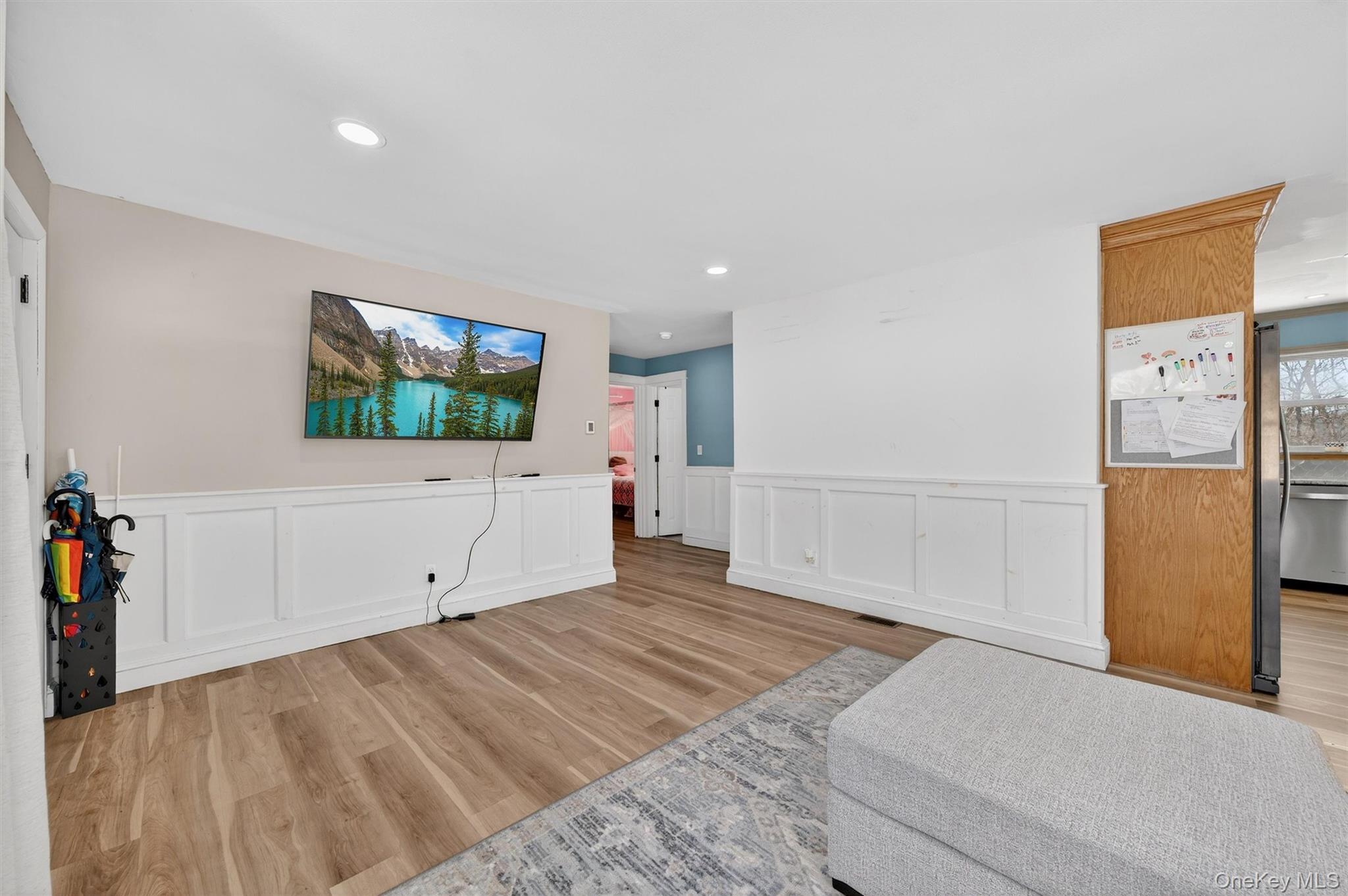 51 East Green Road Rock Tavern, NY 12575 - Photo 11 of 43 a bedroom with a bed and a flat screen tv