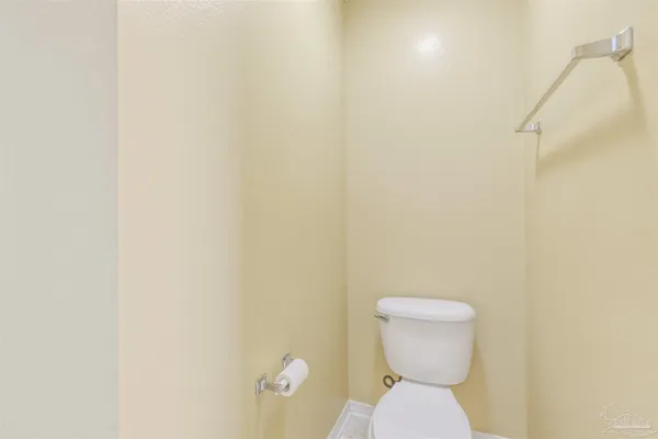 a bathroom with a toilet