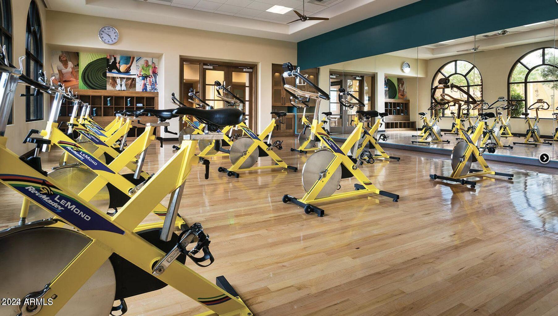 16807 West Berkeley Road Goodyear, AZ 85395 - Photo 45 of 48 pebblecreek fitness rooms spin class Tus