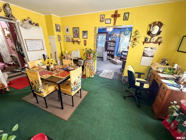 a outdoor space with patio furniture