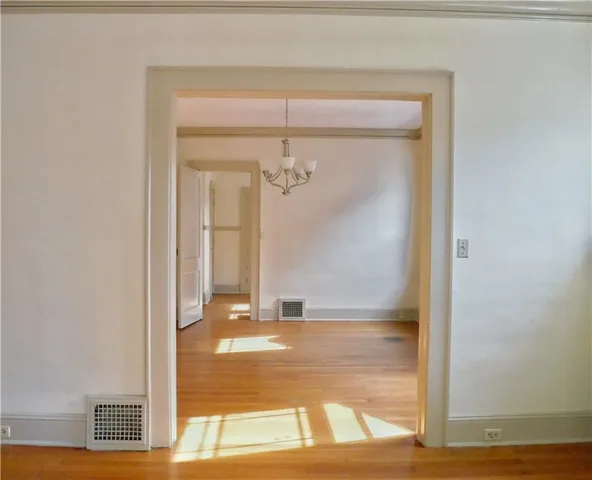 a view of a bathroom with a shower