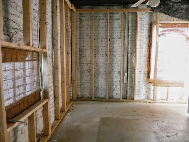 a front view of a house with stairway