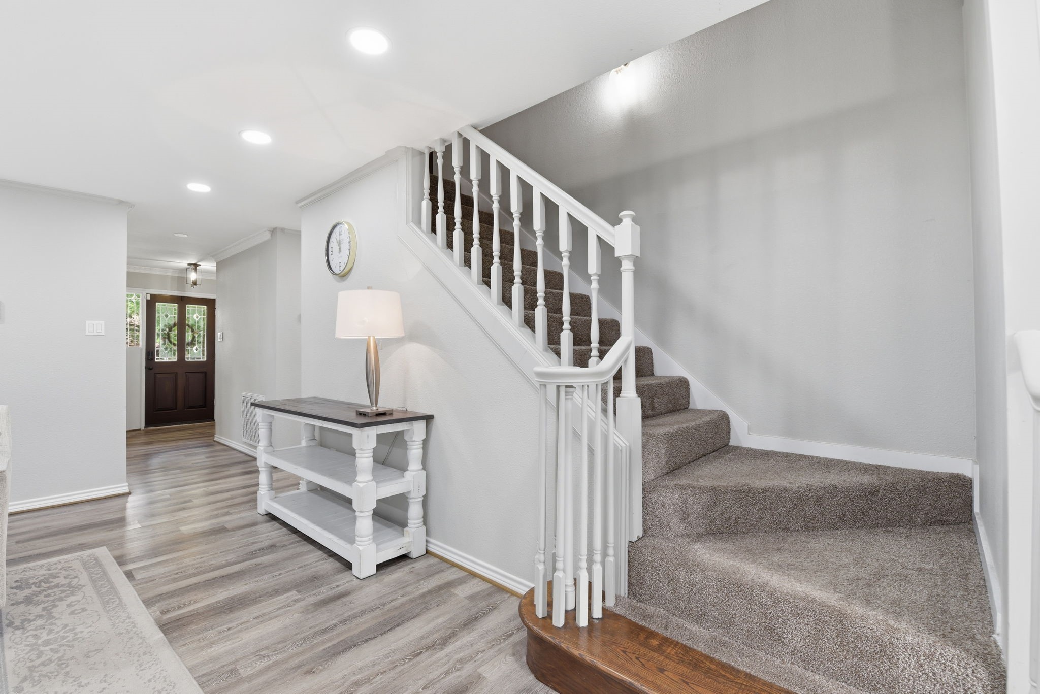 3603 Beech Hill Drive Spring, TX 77388 - Photo 14 of 44 Here is a closer view of the stairway. It is wide and easy to move furniture upstairs.