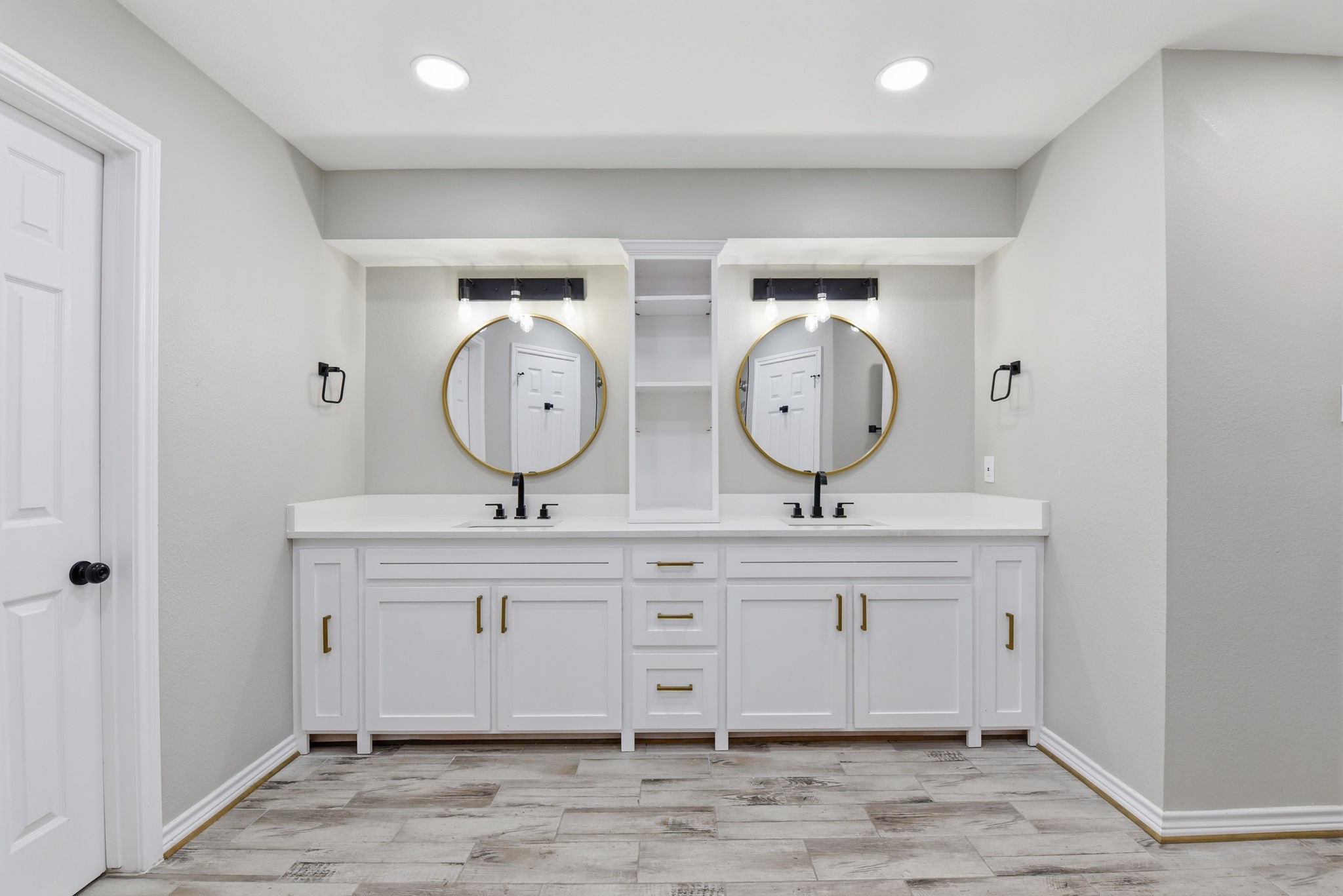 3603 Beech Hill Drive Spring, TX 77388 - Photo 23 of 44 Updated primary bath with dual sinks and a clean, functional design for everyday ease.