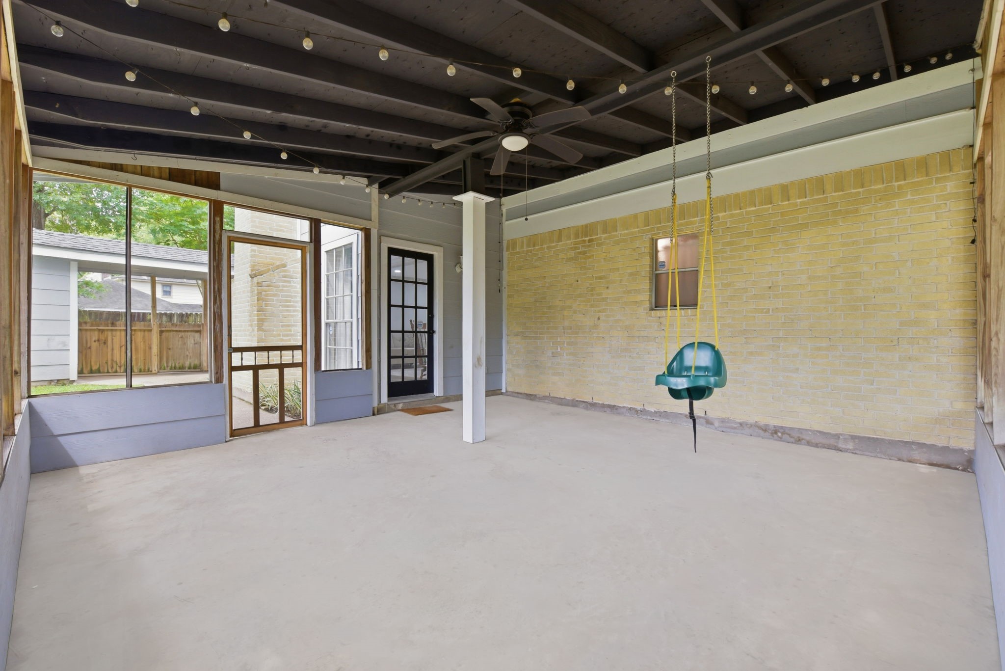3603 Beech Hill Drive Spring, TX 77388 - Photo 40 of 44 There is a screened in porch in the back yard off of the Family Room which is great for the kids to get some fresh air, but not mosquito bites!
