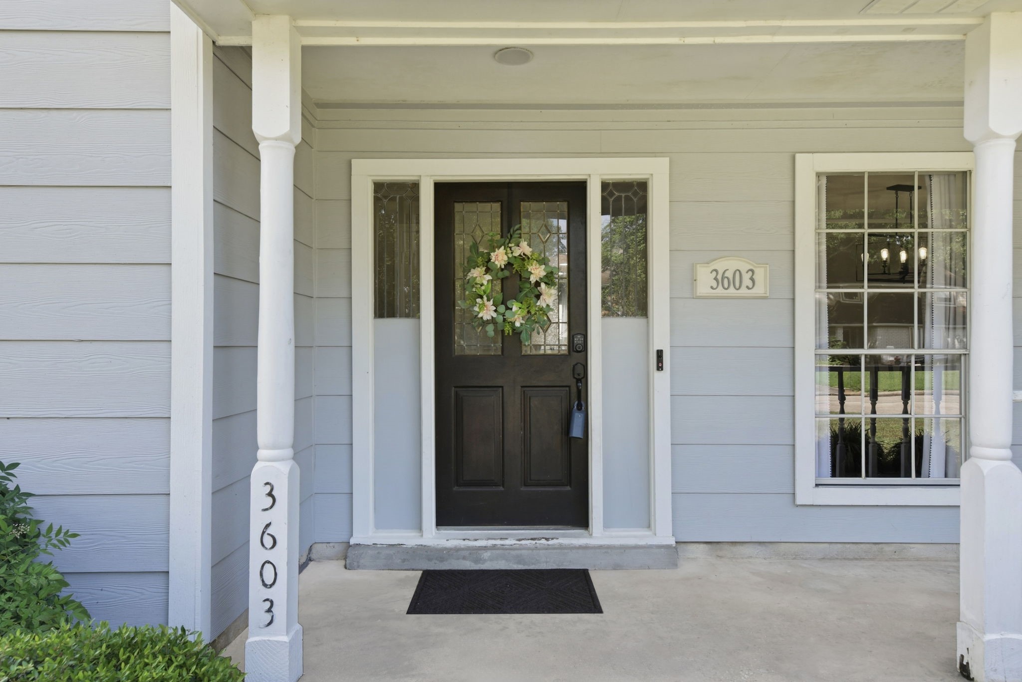 3603 Beech Hill Drive Spring, TX 77388 - Photo 4 of 44 Charming covered front porch with classic detailing—perfect for morning coffee or relaxing evenings outdoors.