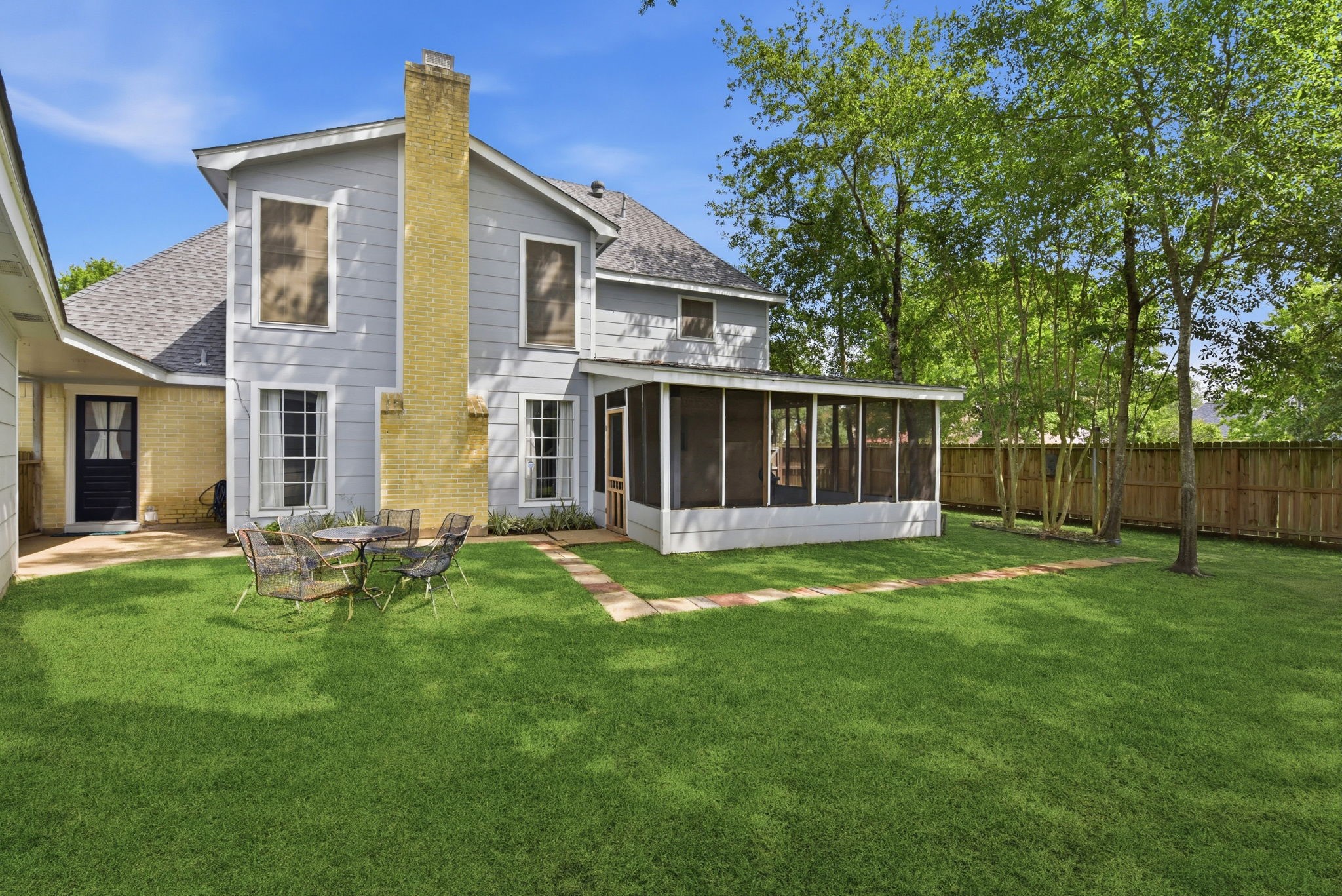 3603 Beech Hill Drive Spring, TX 77388 - Photo 42 of 44 Rear view showcases the home’s scale, outdoor living spaces, and generous lot size.